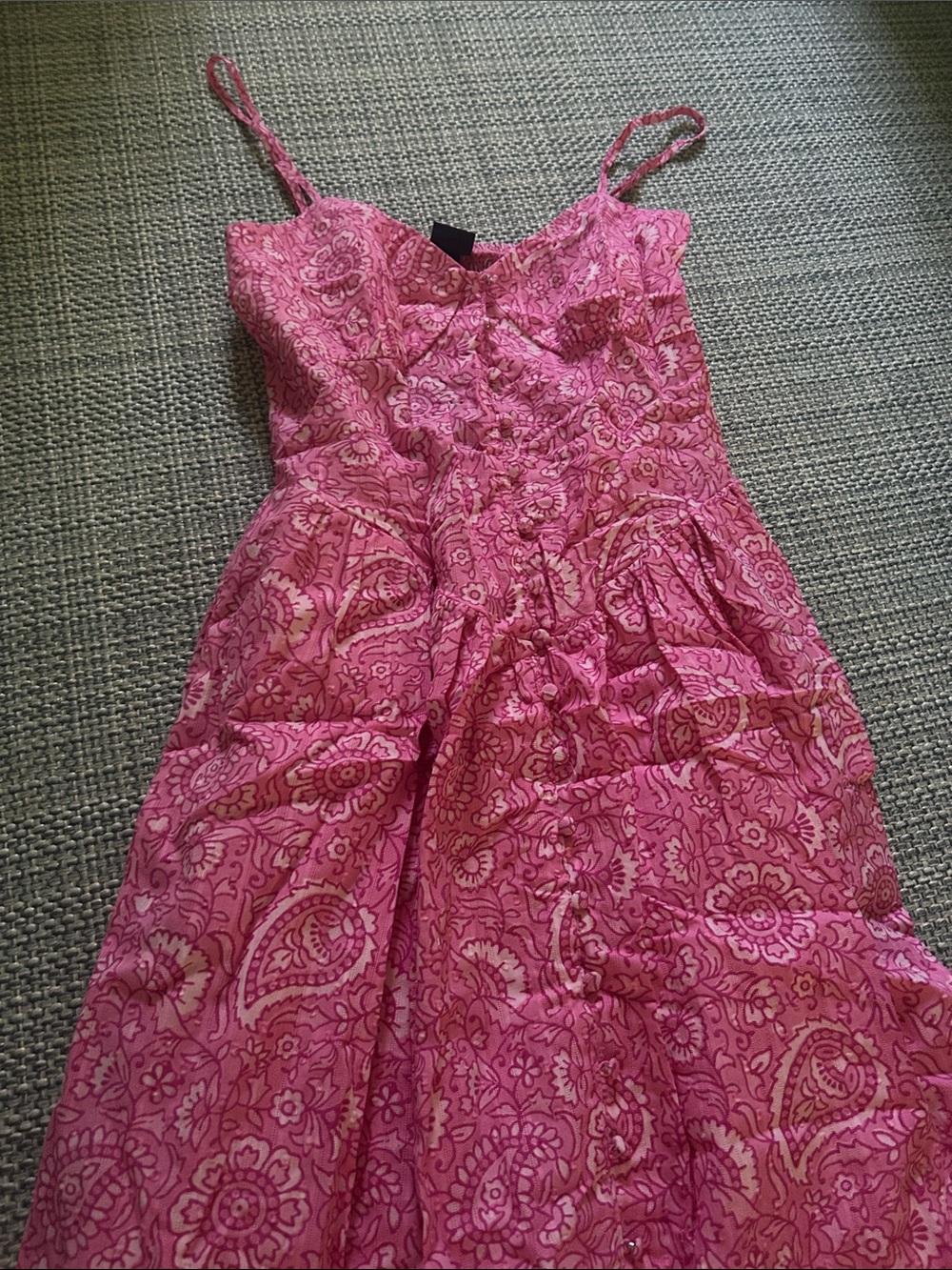 Roller Rabbit Pink Paisley Maxi Dress